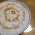 ぐりさ's cooksnap of when they made カフェアート チョコソースでお花ver.
