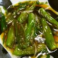 シルバニアF's cooksnap of when they made 絶品すぎる！冷たいししとうの大葉香り漬け.