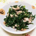 まくまー's cooksnap of when they made 春菊とシーチキンの超簡単小鉢.