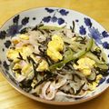 ぽりぽり拓庵's cooksnap of when they made ひじき・マロニーとふんわり卵の酢の物♪.