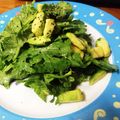 てっかどん's cooksnap of when they made 香りまろやか*春菊とアボカドのサラダ.