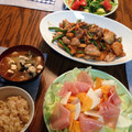 eriko918's cooksnap of when they made 柿とかぶと生ハムのサラダ.