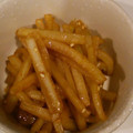 とむひま's cooksnap of when they made 安旨★大根の皮炒め.