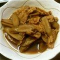 アキコンブ's cooksnap of when they made 豚ロースとゴボウの煮物.