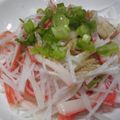 yasutonton's cooksnap of when they made あと一品に☆大根とカニかまぼこのサラダ.