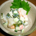 ともにゃんママ's cooksnap of when they made 貝柱とチーズのワサビマヨ和え.