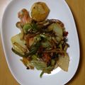 奈央加奈's cooksnap of when they made 鮭の野菜蒸し.