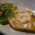 チョビ～☆'s cooksnap of when they made ✿カジキとポテトの❀カレーポン✿炒め.