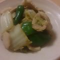 カイドネス's cooksnap of when they made 豚バラと白菜のおろしポン酢炒め.