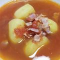 ＮＯＺＯ　's cooksnap of when they made まるごとじゃが芋のトマトベーコン煮.