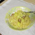 ♥こりらっこ♥'s cooksnap of when they made 新じゃがとふんわり卵のパスタ.