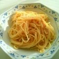 みなみふじ。's cooksnap of when they made 包丁いらず！超簡単明太子クリームパスタ.
