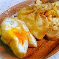 ののかーにゃ's cooksnap of when they made 油揚げでたまごきんちゃく♪.