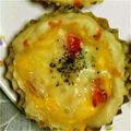 ma___111's cooksnap of when they made トマト入りほうれん草とベーコンのキッシュ.