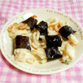うさうさまろん's cooksnap of when they made 簡単★アレンジ　うどんの磯辺揚げ風.