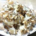 3ru3's cooksnap of when they made ヤーコンのチップス.