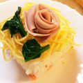 ☆hanayo☆'s cooksnap of when they made ✿三色押し寿司✿ひしもち型にもできるよ.
