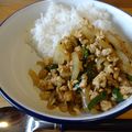 aricotea's cooksnap of when they made ガパオ・タイ風バジル炒めご飯.