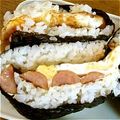 チョイコ's cooksnap of when they made ウインナー玉子のおにぎらず.