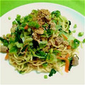 NoraDoraママ's cooksnap of when they made 博多☆とんこつ風焼きそば.