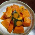 みかんぶどうばなな's cooksnap of when they made 白だしだけでかぼちゃ煮物.