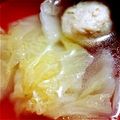 meise17's cooksnap of when they made 白菜とネギ生姜鶏団子のスープ.