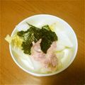 らら7's cooksnap of when they made 大根と白菜の梅マヨサラダ.
