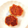 orangery's cooksnap of when they made 椎茸の秋鮭つみれ詰め焼き.