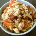 あいりmama＋'s cooksnap of when they made 簡単＊焼き鳥缶と人参の炊き込みご飯.