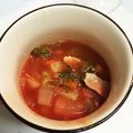 noe2326's cooksnap of when they made トマト缶と半端野菜で簡単☆ミネストローネ.