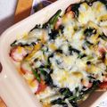 ハムノコ's cooksnap of when they made ポテトとほうれん草☆簡単グラタン.