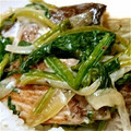 クックVORR8T☆'s cooksnap of when they made ブリとほうれん草と玉葱のマヨネーズ焼き.