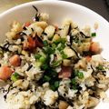 大きいほうのハゲ's cooksnap of when they made ベーコンとレンコンのシャキシャキ炒飯☆.