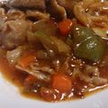 いとこ☆'s cooksnap of when they made 豚コマ肉で揚げない酢豚.