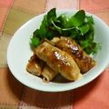 kaonon's cooksnap of when they made トロ～ッと豚しそチーズ巻き.