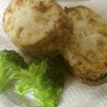 すろーぽーく's cooksnap of when they made ♪レンコンのはさみ揚げ♪.