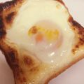 肉とか肉とか's cooksnap of when they made 裏が焦げない！目玉焼きマヨトースト♪.