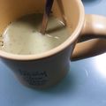 マイﾊﾞｯﾊ's cooksnap of when they made レンジで簡単☆濃厚☆青汁ホットミルク♪.