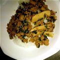 ユッｷ's cooksnap of when they made 簡単！ニラ、ひき肉の美味しい丼！.