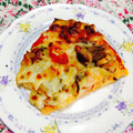 岐阜長野子's cooksnap of when they made パンタイプLサイズ ピザ生地編.