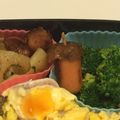 トロトトロ's cooksnap of when they made 秋のどんぐり弁当♥︎リスいなり寿司.