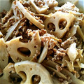 あーｍｂ's cooksnap of when they made 花粉撃退!?れんこんごぼう白滝の炒め煮♪.