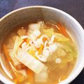 cosaco's cooksnap of when they made つるっといける♡白菜と春雨のスープ♡.