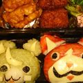 風雲ママ's cooksnap of when they made 妖怪ウォッチ ブシニャン キャラ弁.