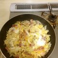 モランママ's cooksnap of when they made 白菜とベーコンの玉子とじ.