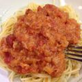 ずーすー's cooksnap of when they made ちょっとリッチにカニ缶でトマトクリーム.
