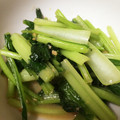 ゆぅか３'s cooksnap of when they made 小松菜だけ♪超簡単マヨみそ炒め.