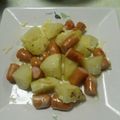 まちょんど's cooksnap of when they made じゃがいもとウインナーのにんにく醤油炒め.