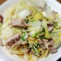 にぃもちゃん's cooksnap of when they made 簡単！ 白菜と豚肉のネギ塩バター炒め.