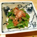 kazu3838's cooksnap of when they made さやえんどうの梅おかか和え あと一品に.